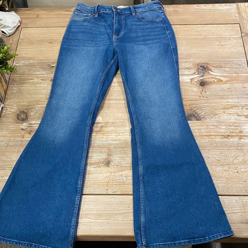 Abercrombie & Fitch Deep Blue Flare Jeans
